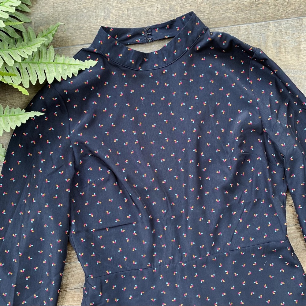 J.O.A. Los Angeles Black Long Sleeve Dress - Picture 2 of 8